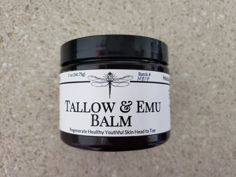 Tallow & Emu Balm - Head to Toe Natural Skin Moisturizer -