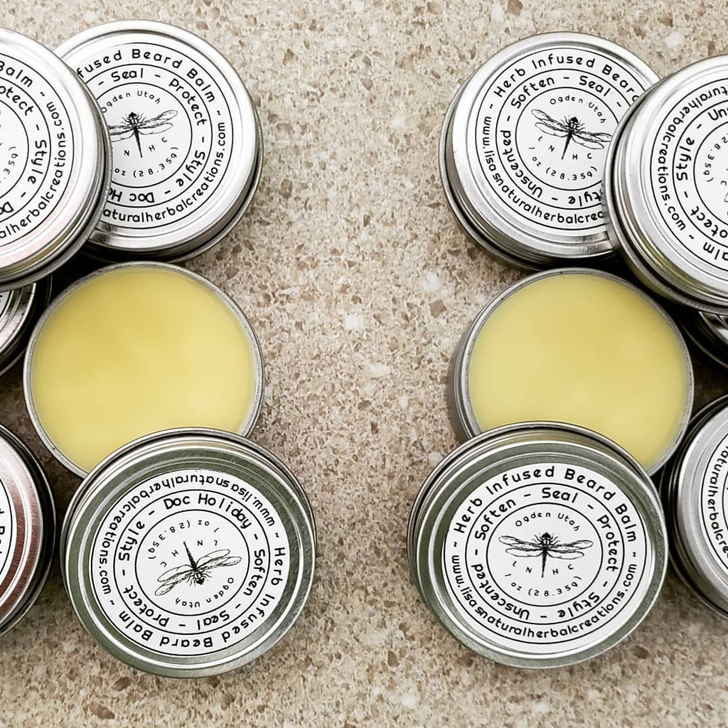Beard Balm - All Natural Herb Infused - mens grooming